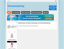 Tablet Screenshot of droemmetydning.com